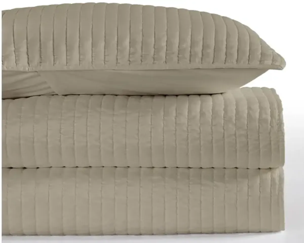 Satin Channel 2-pc. Quilt Set