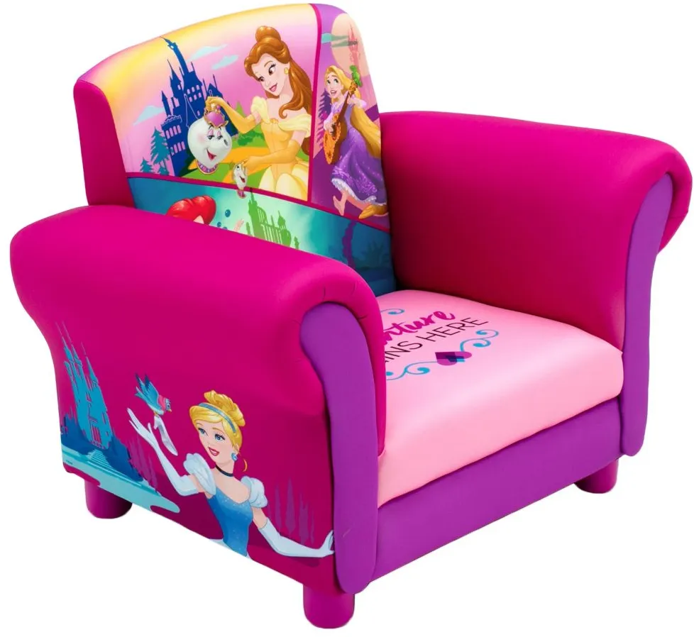 Disney Princess Upholstered Kids Chair by Delta Children