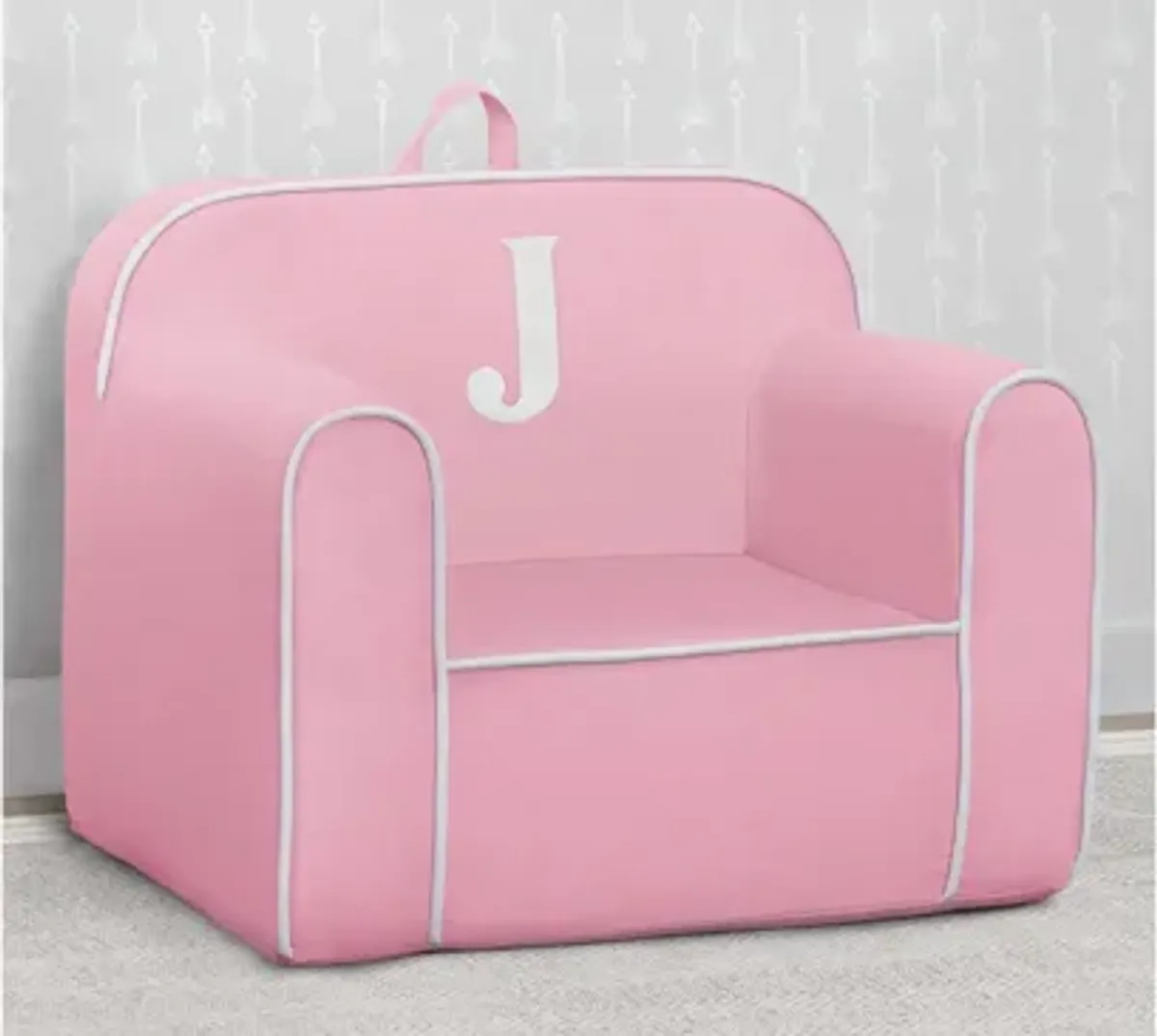 Cozee Monogrammed Chair Letter "J"