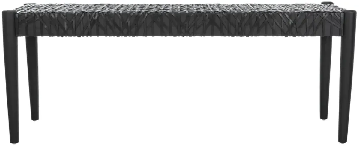 Bandelier Bench in Black by Safavieh