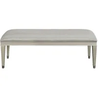 Zoey Bed Bench in Silver by Bellanest.
