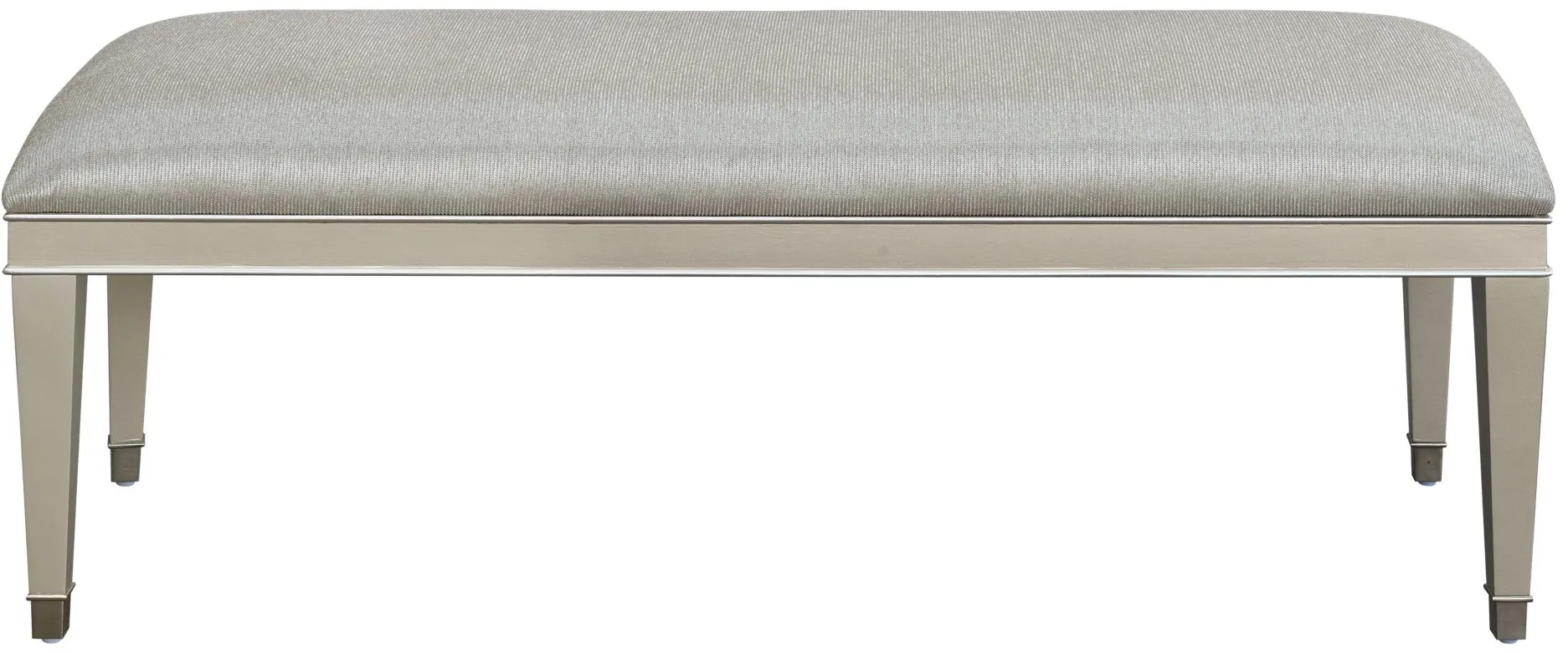 Zoey Bed Bench in Silver by Bellanest.