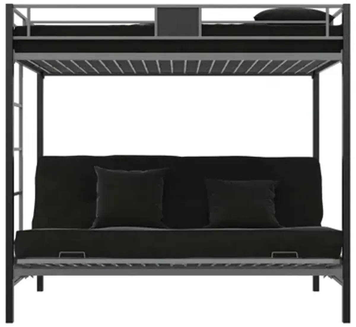 Silver Screen Twin over Futon Bunk Bed