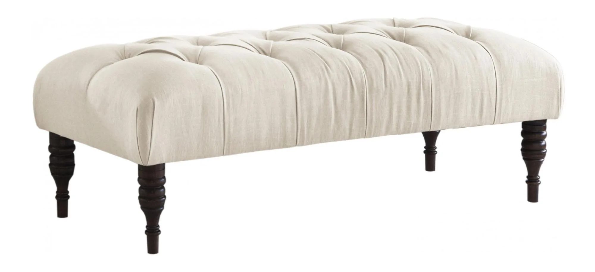 Banks Bench in Linen Talc by Skyline