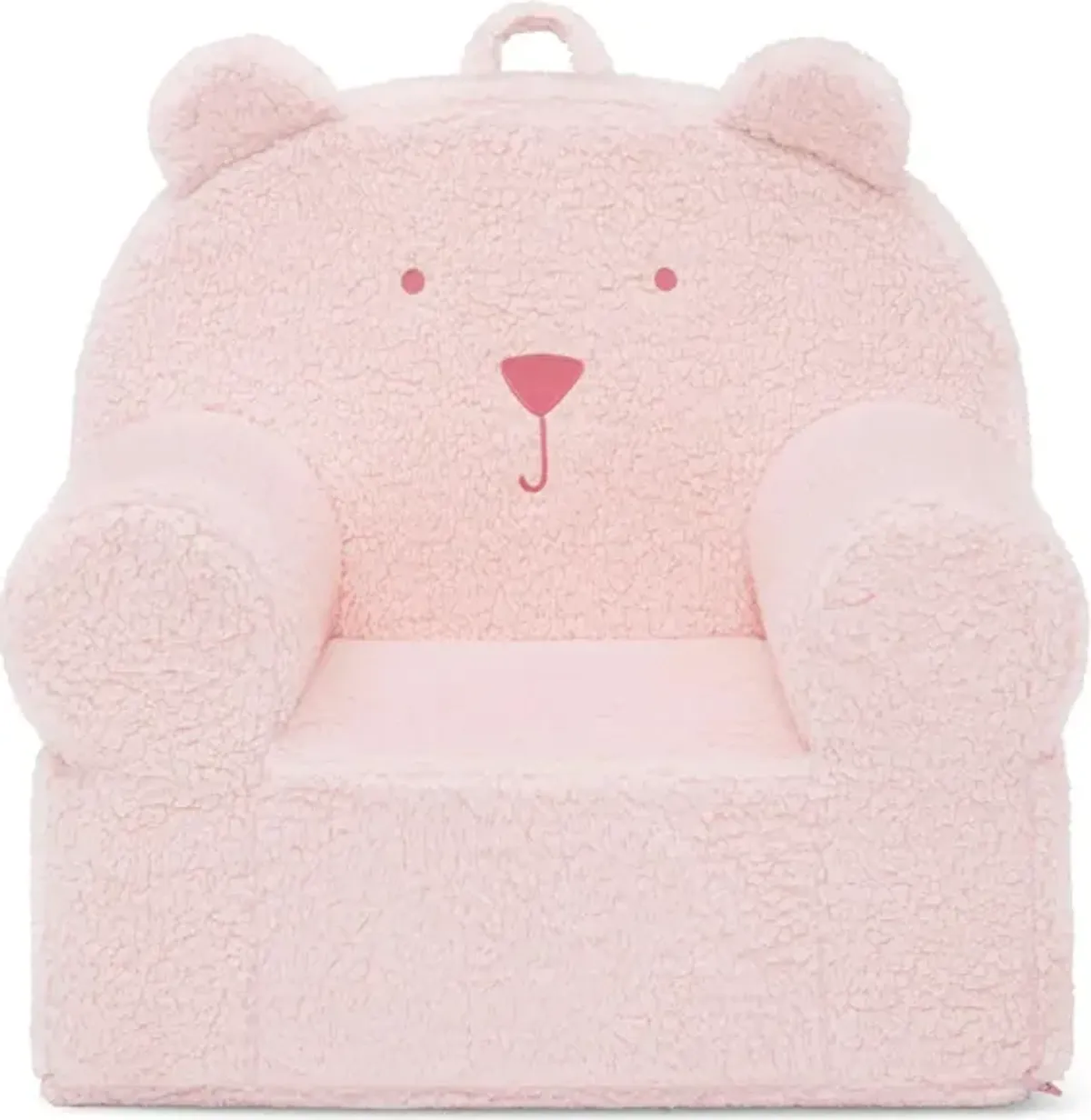 BabyGap Sherpa Bear Chair by Delta Children in Blush by Delta Children