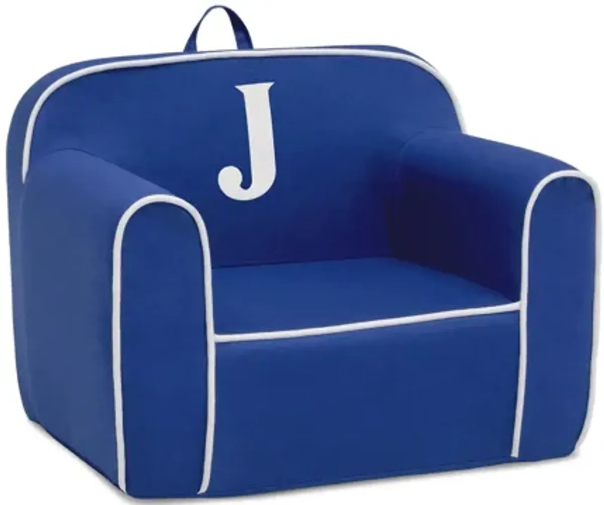 Cozee Monogrammed Chair Letter "J"