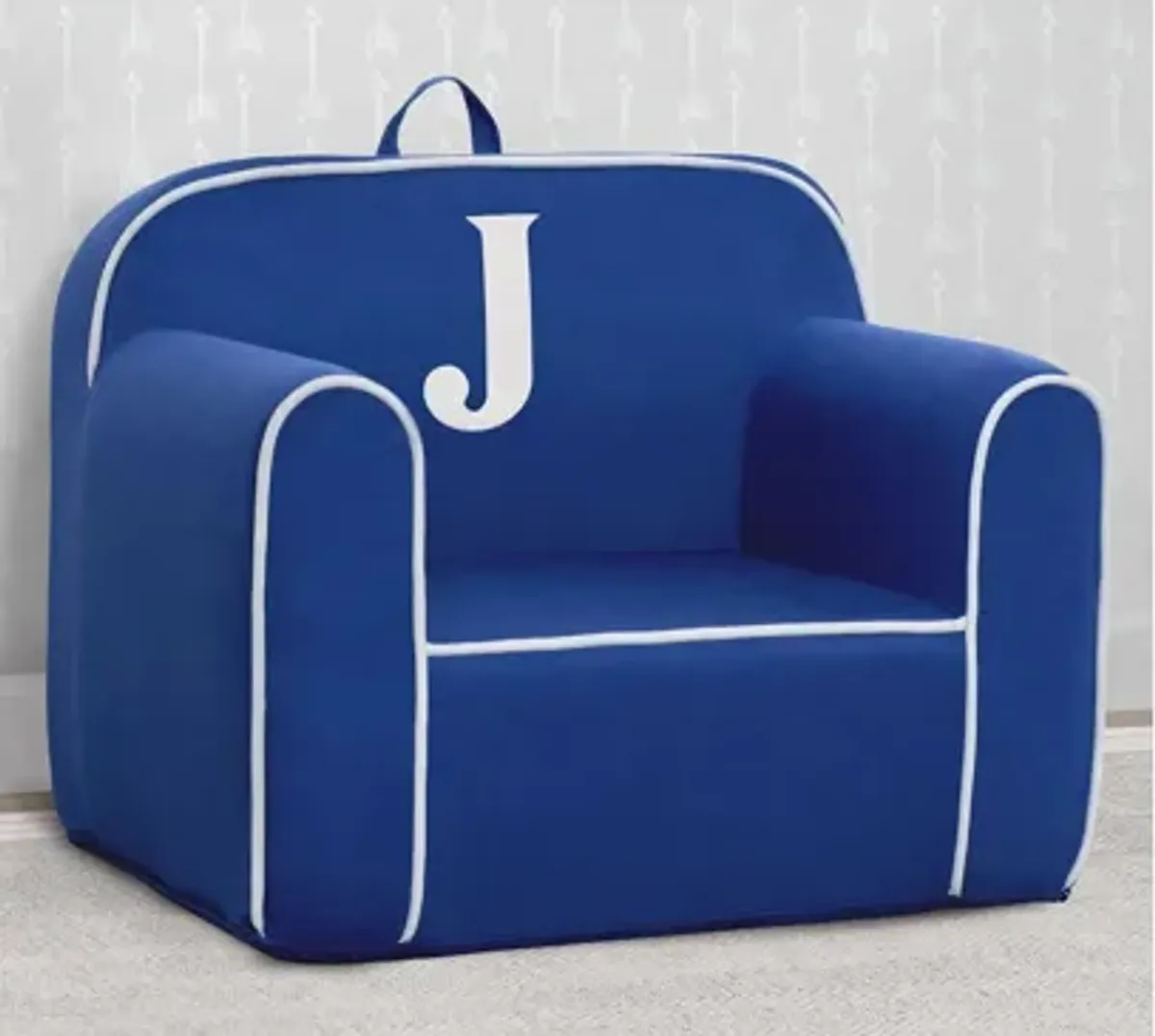 Cozee Monogrammed Chair Letter "J"