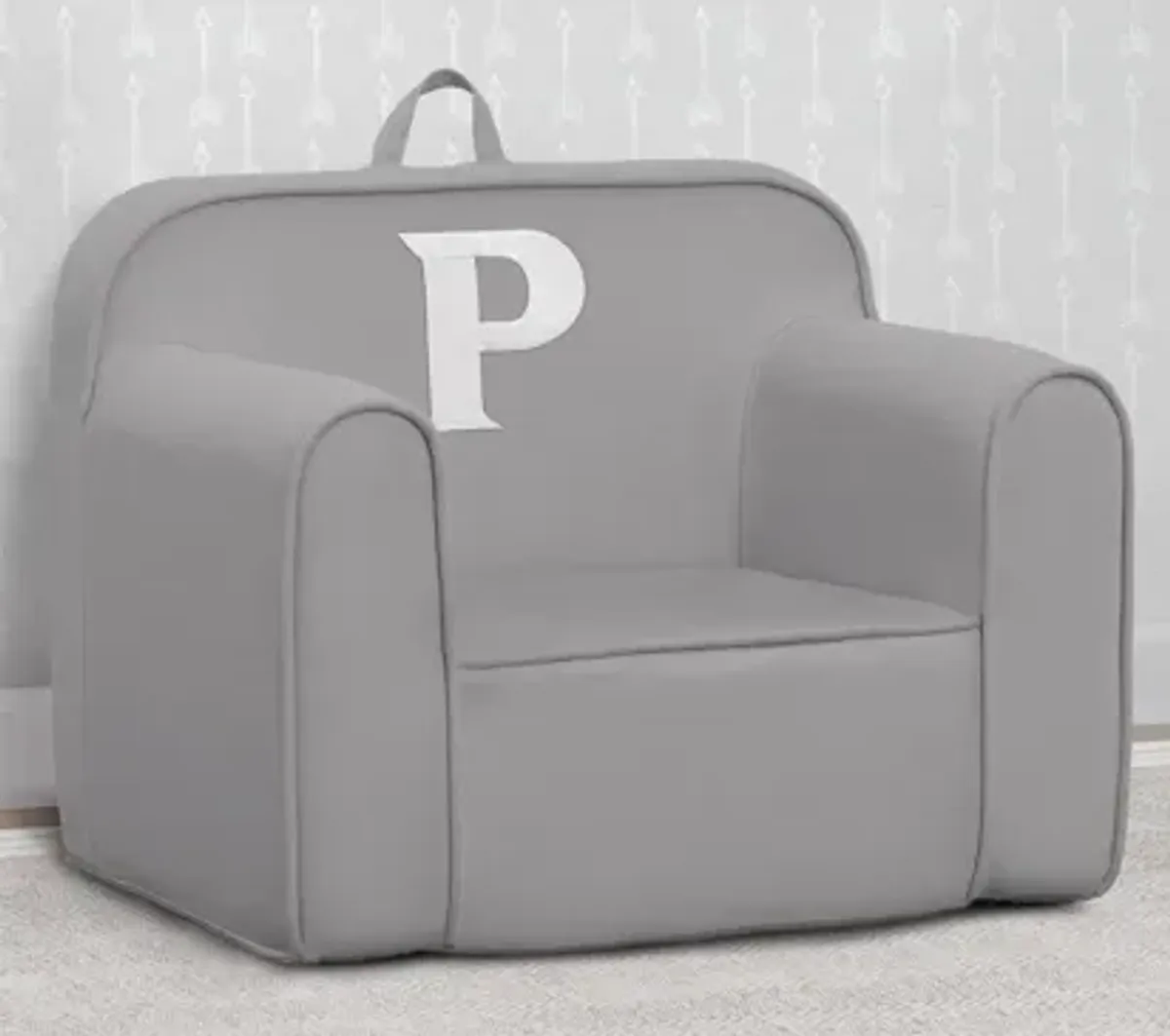 Cozee Monogrammed Chair Letter "P"