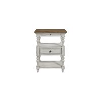 Farmhouse Reimagined Open Nightstand in White by Liberty Furniture