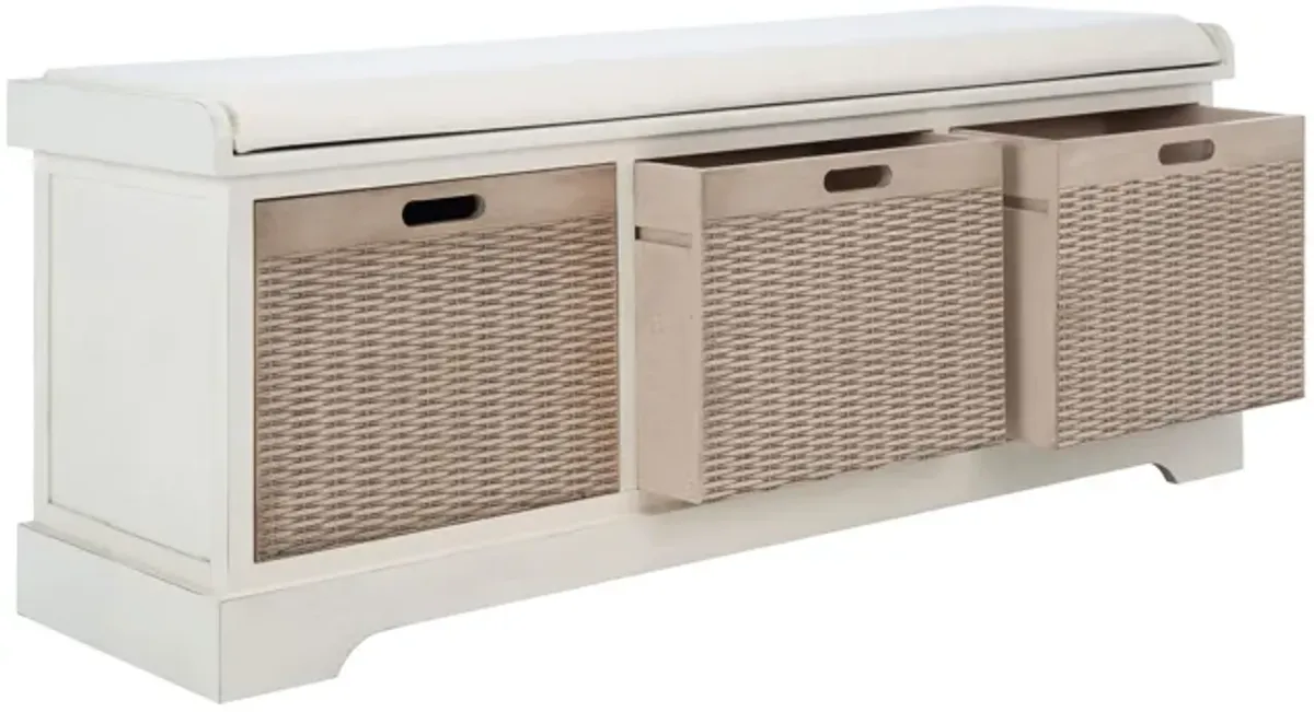 Greenwich 3 Drawer Cushion Bench