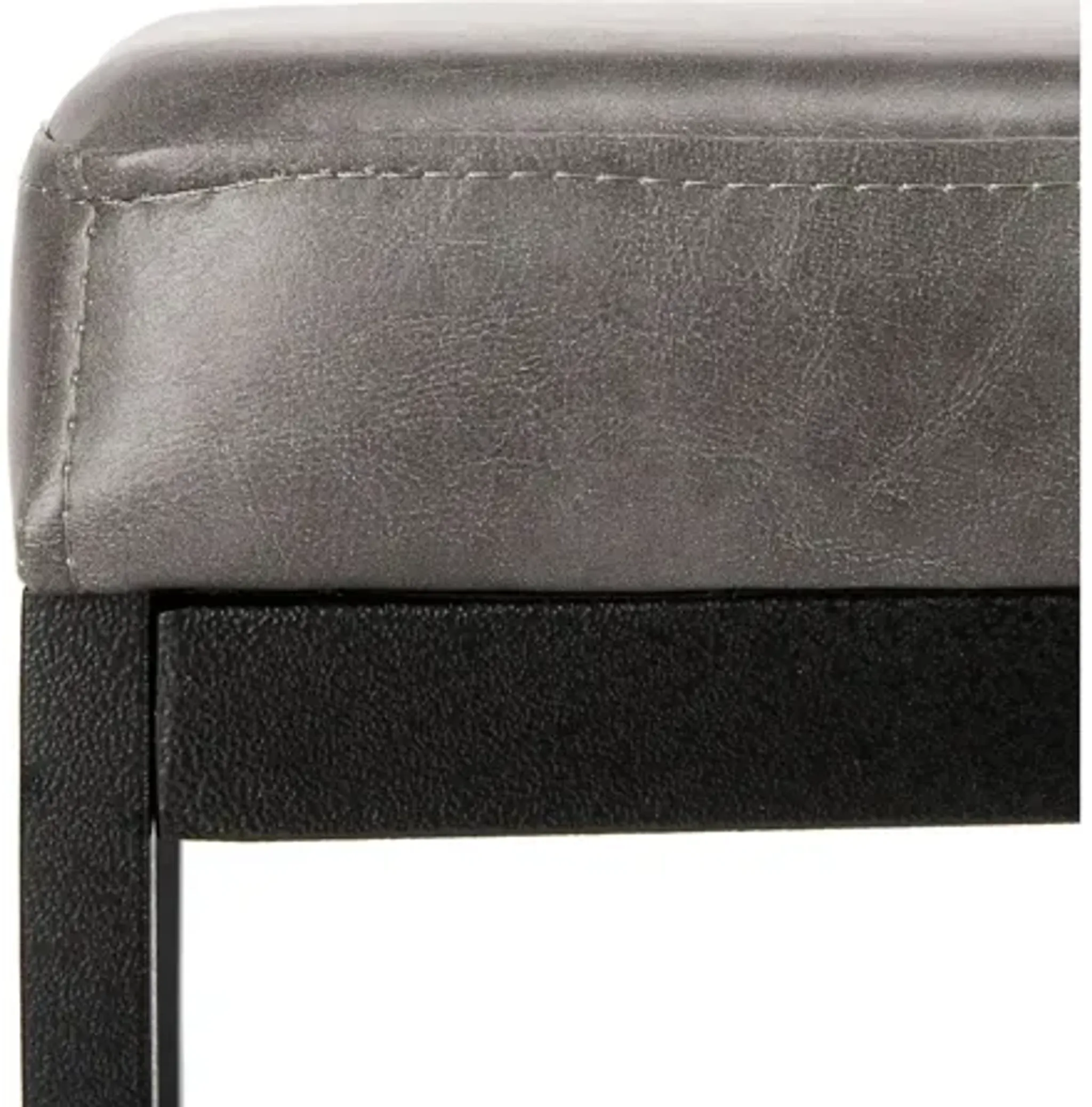 Chase Faux Leather Bench Raymour And Flanigan | Furniture.com