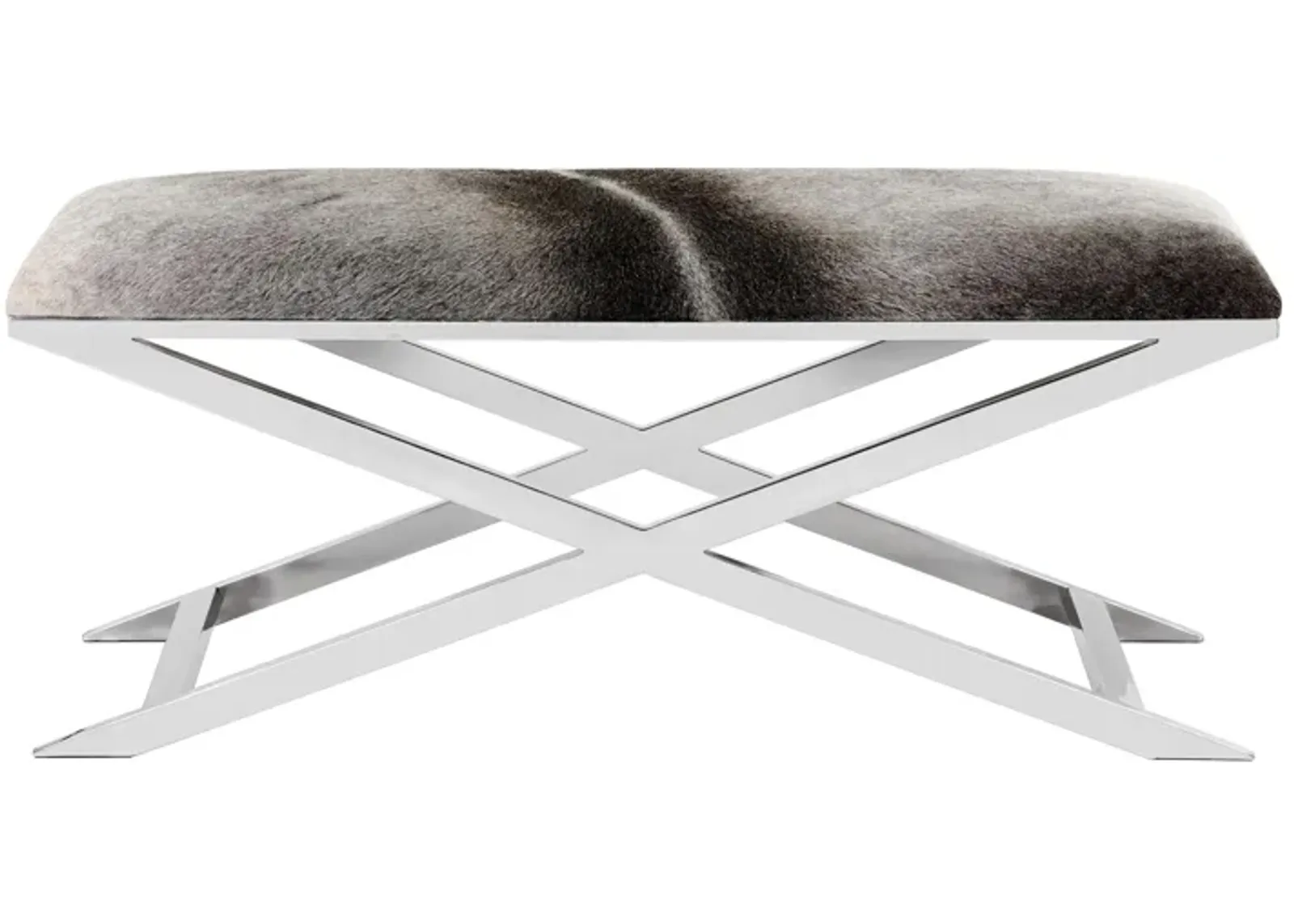 Sahara Bench in Cowhide by Sunpan