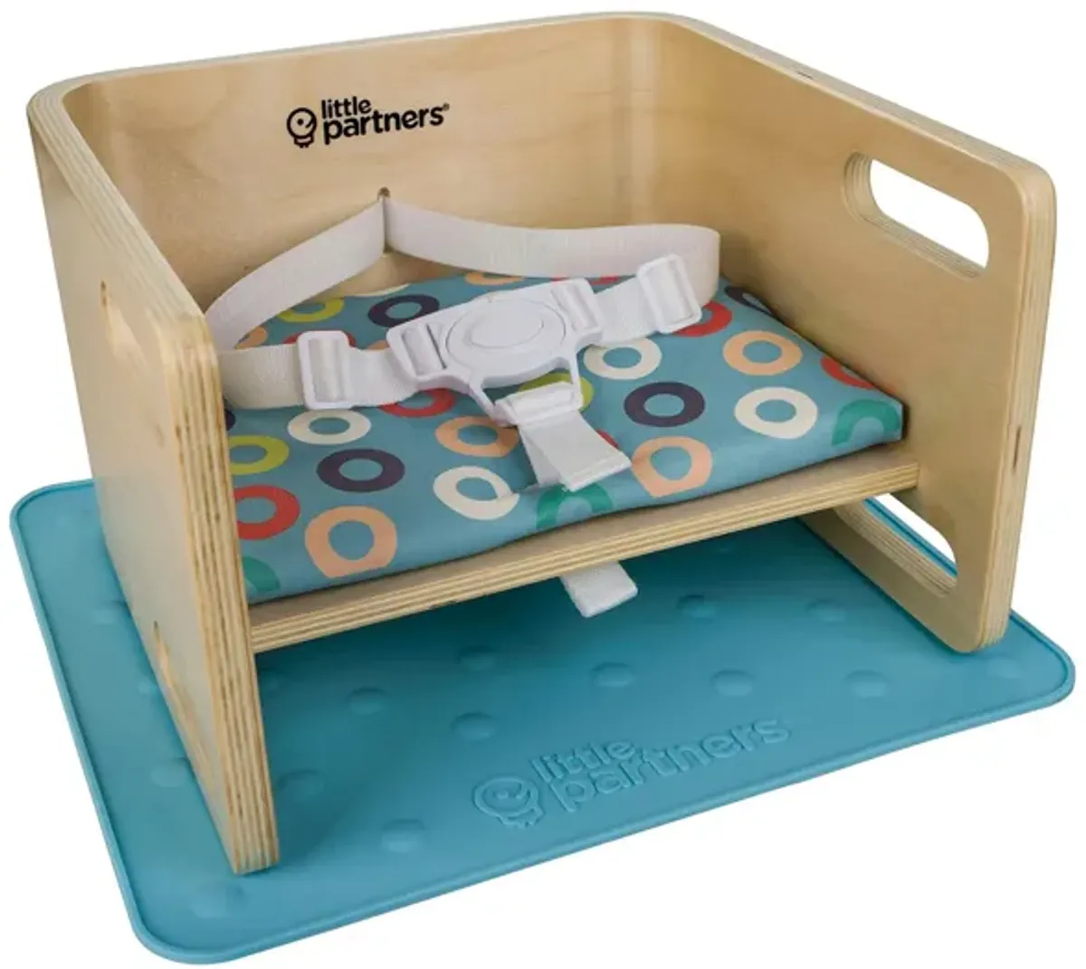 Little Partners 3-in-1 Learning Booster in Ring Bounce on Natural by BK Furniture