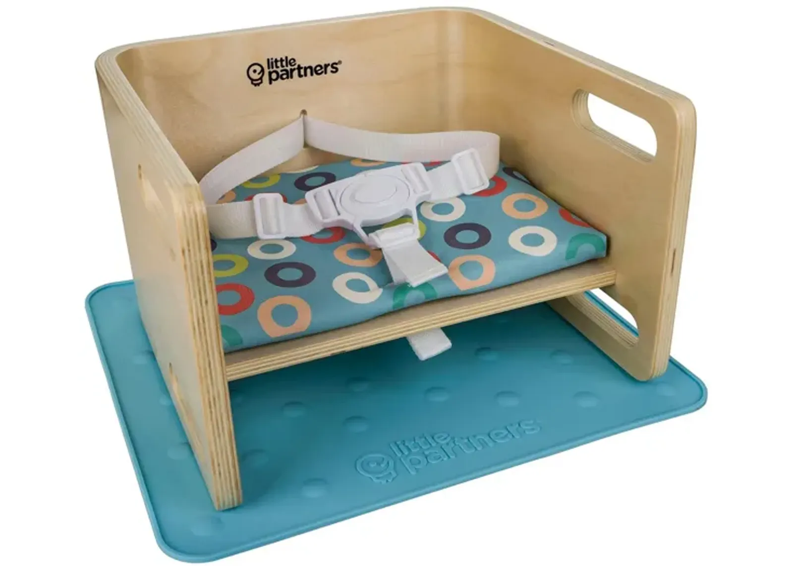 Little Partners 3-in-1 Learning Booster in Ring Bounce on Natural by BK Furniture