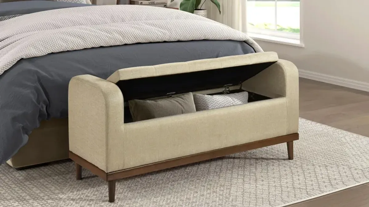 Calix Lift Top Storage Bench