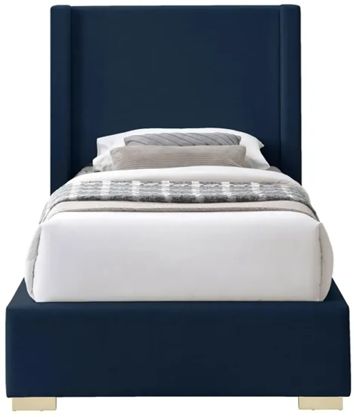 Royce Twin Bed in Gray by Meridian Furniture