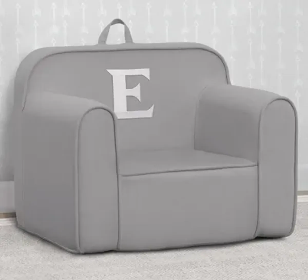 Cozee Monogrammed Chair Letter "E"