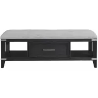 Laguna Bench in Weathered Steel by Intercon