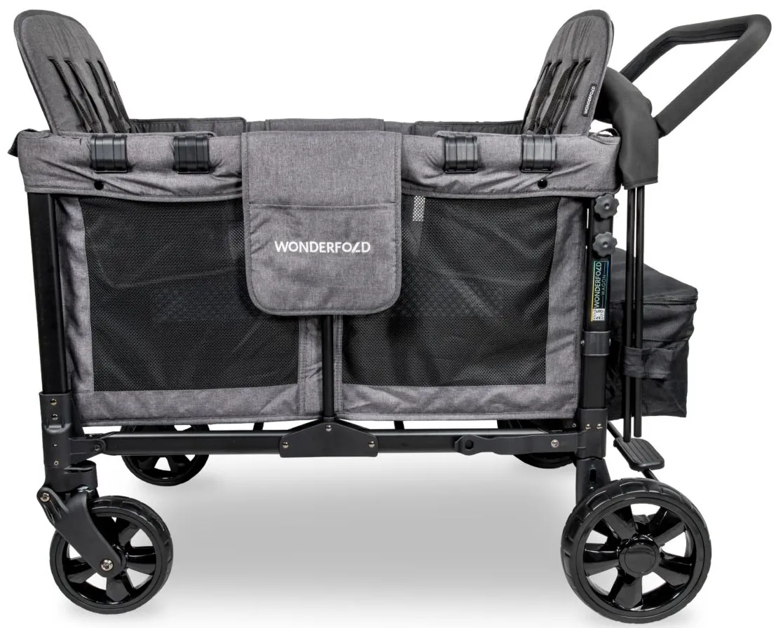 Elite Quad Wagon in Charcoal Gray by Wonderfold