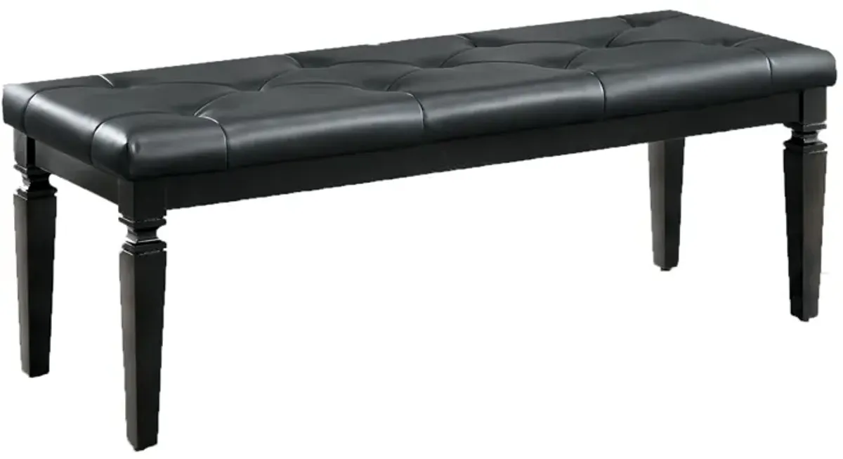 Brambley Bedroom Bench in Black by Homelegance