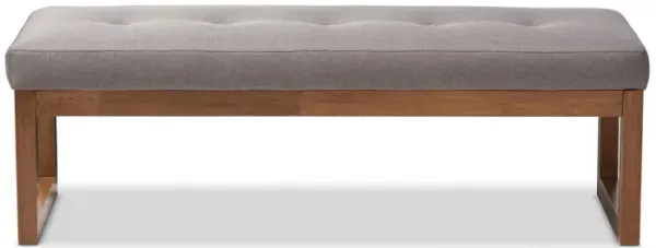 Caramay Fabric Upholstered Wood Bench