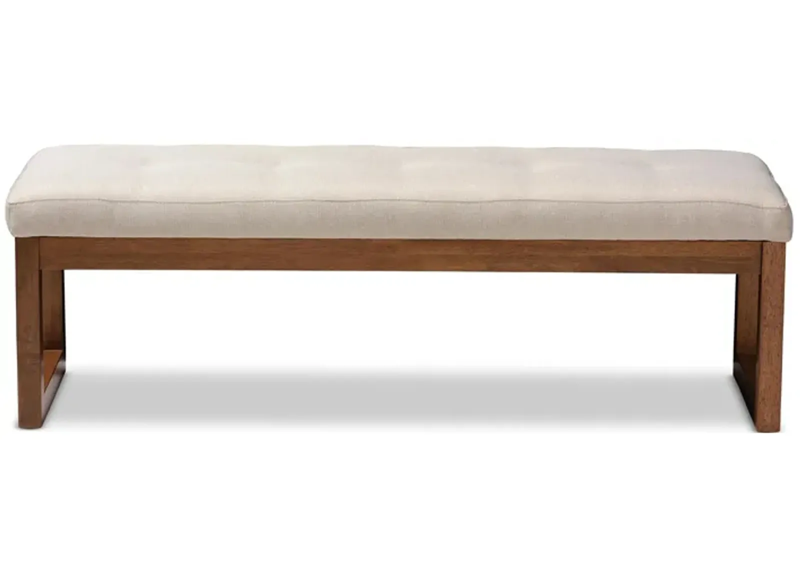 Caramay Fabric Upholstered Wood Bench