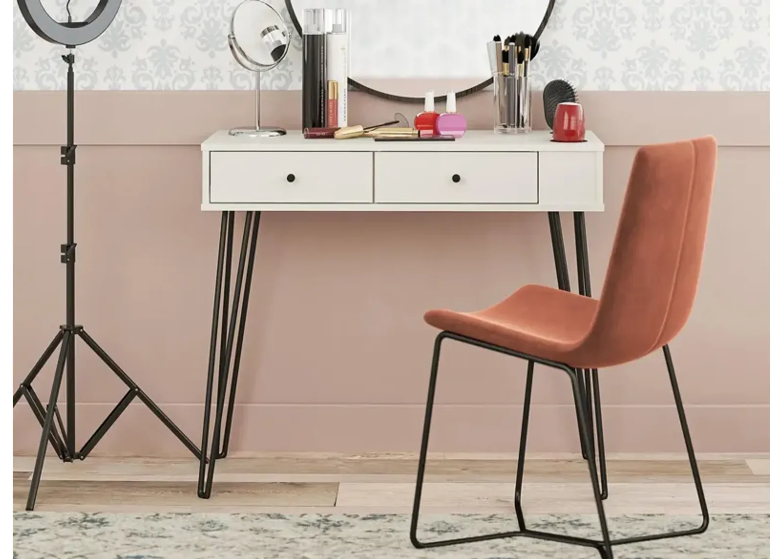 Kimberly Vanity in White by DOREL HOME FURNISHINGS