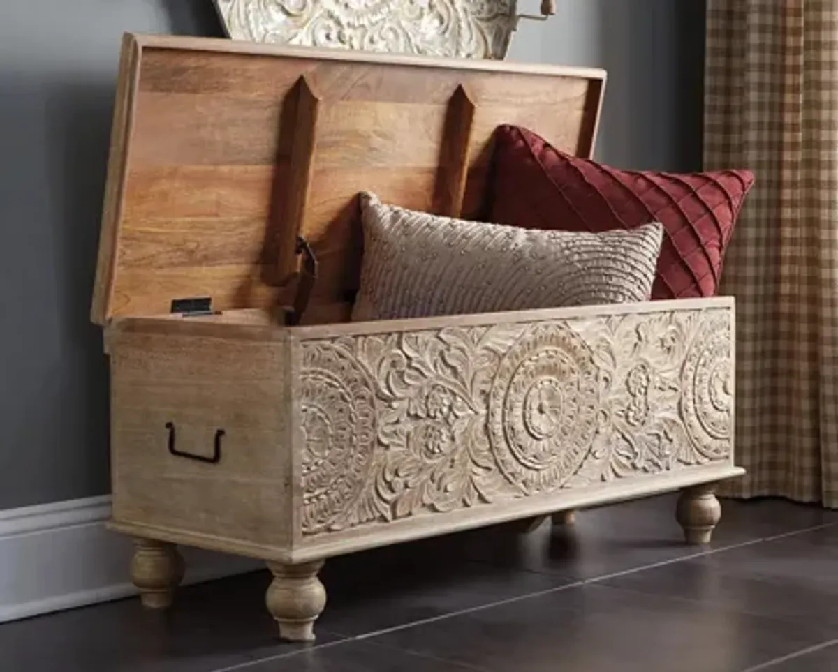 Fossil Ridge Storage Bench