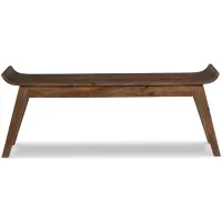 Abbianna Accent Bench in Medium Brown by Ashley Express