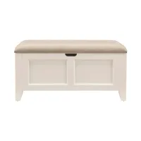 Kylie Youth Lift-Top Storage Bench in Cream by Bellanest