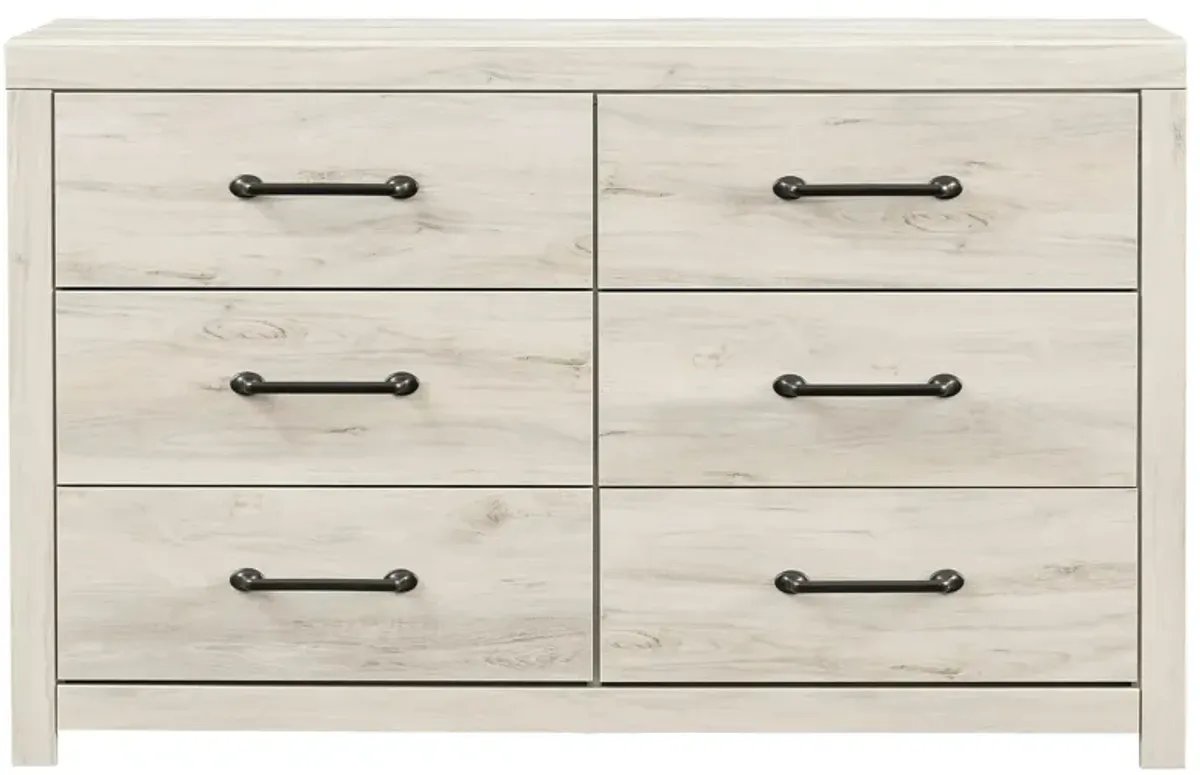 Luna Bedroom Dresser in Whitewash by Ashley Furniture