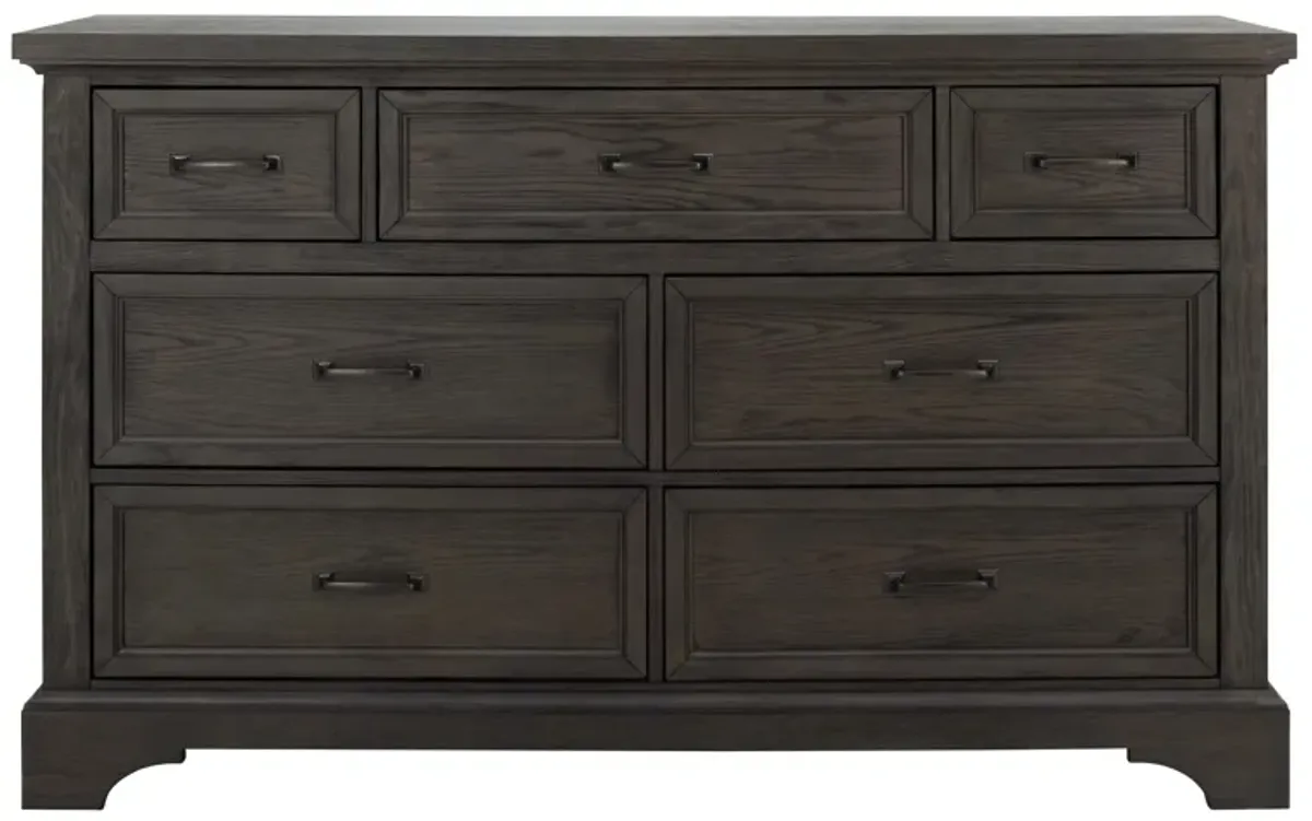 Cambridge Drawer Dresser in Dark Gray by Davis Intl.