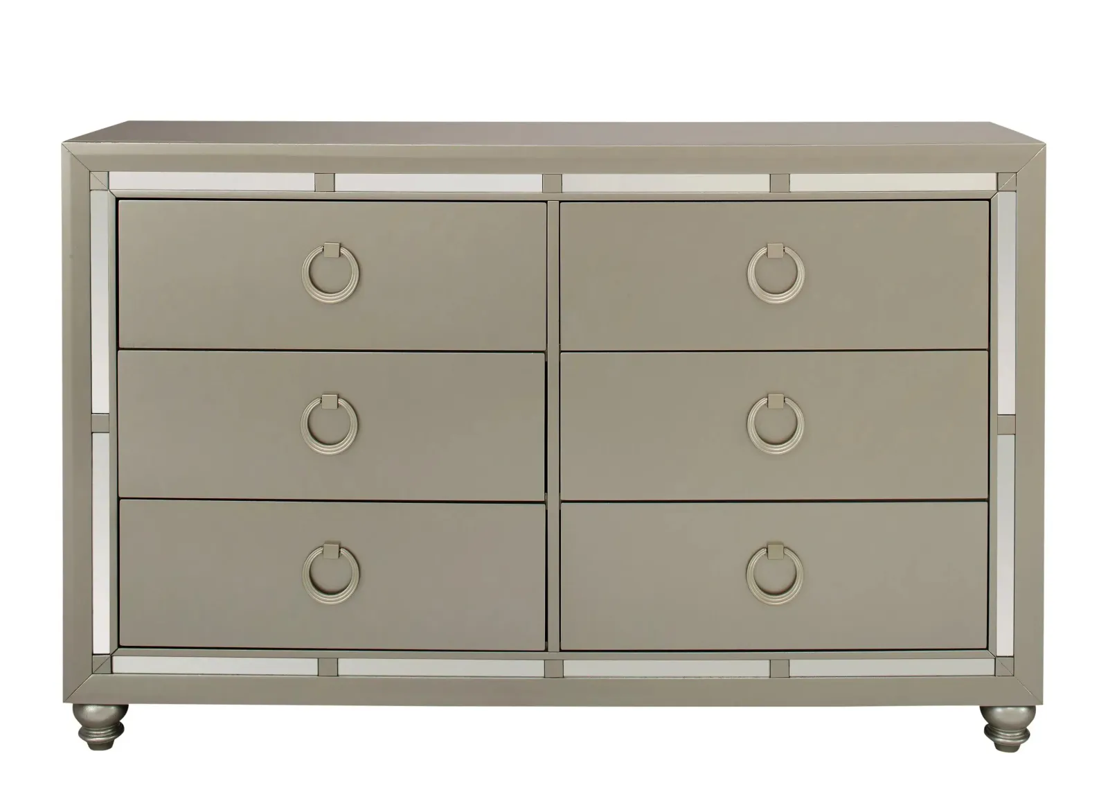 Lana Dresser in Silver by Global Furniture Furniture USA