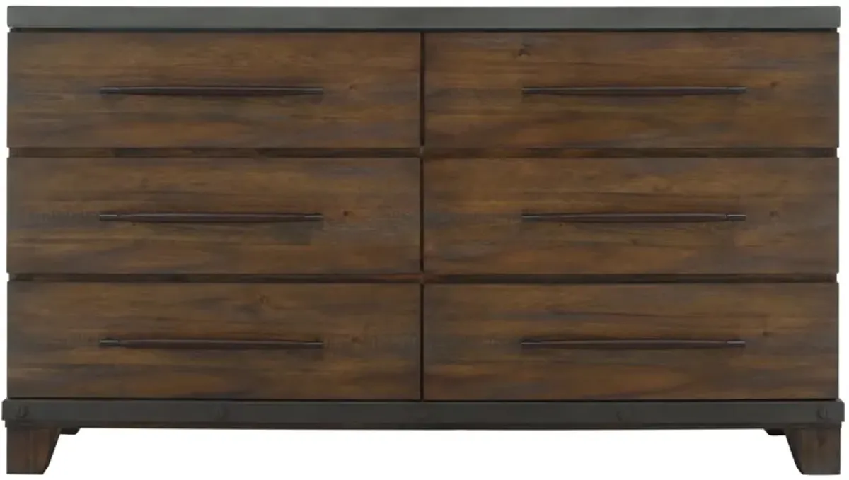 Santa Cruz Bedroom Dresser in Brown by Bellanest