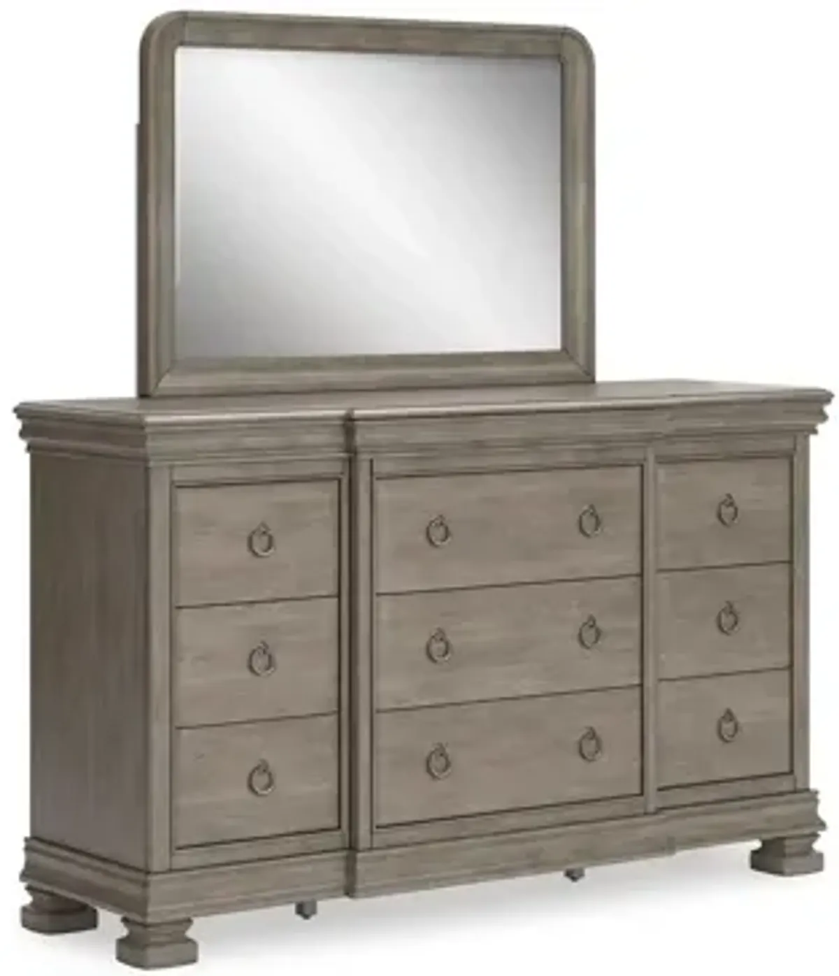 Lexorne Dresser and Mirror Set