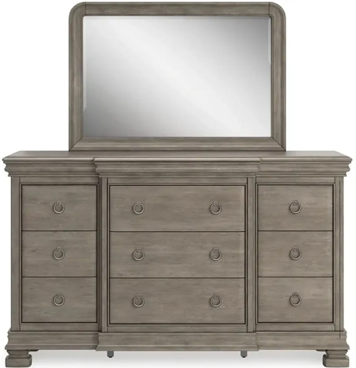 Lexorne Dresser and Mirror Set
