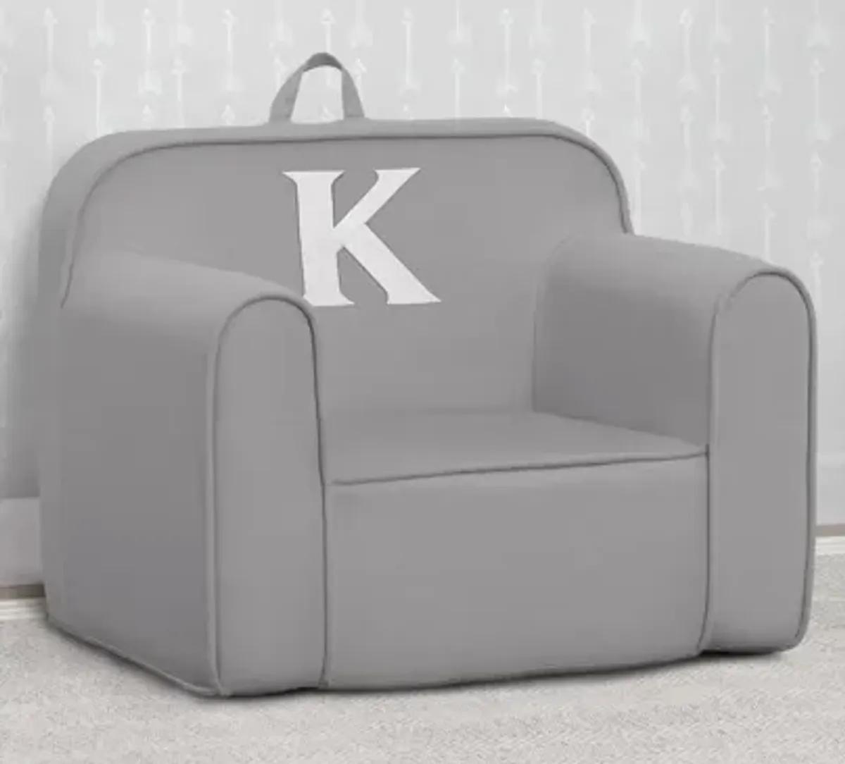 Cozee Monogrammed Chair Letter "K"