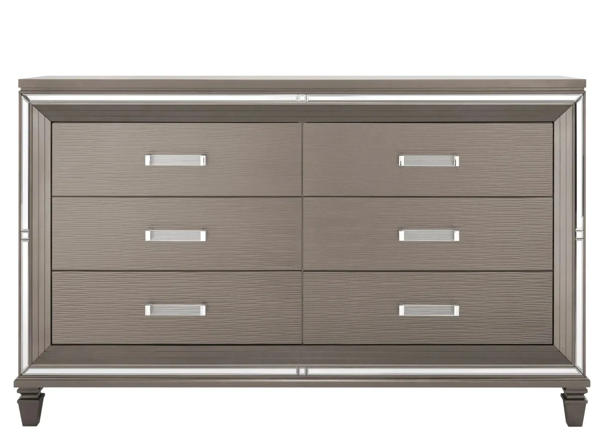 Selena Bedroom Dresser in Champagne Gray by Bellanest