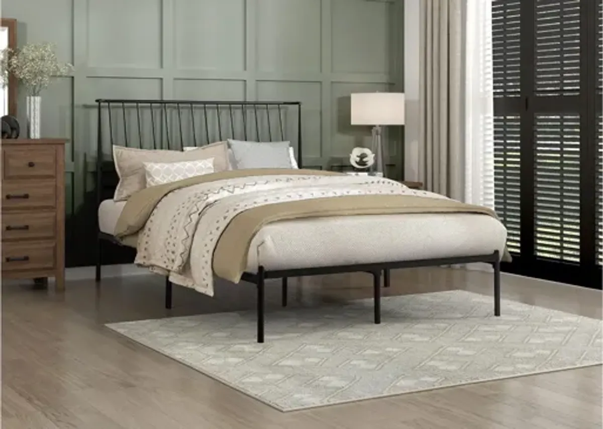 Fawn Full Metal Platform Bed