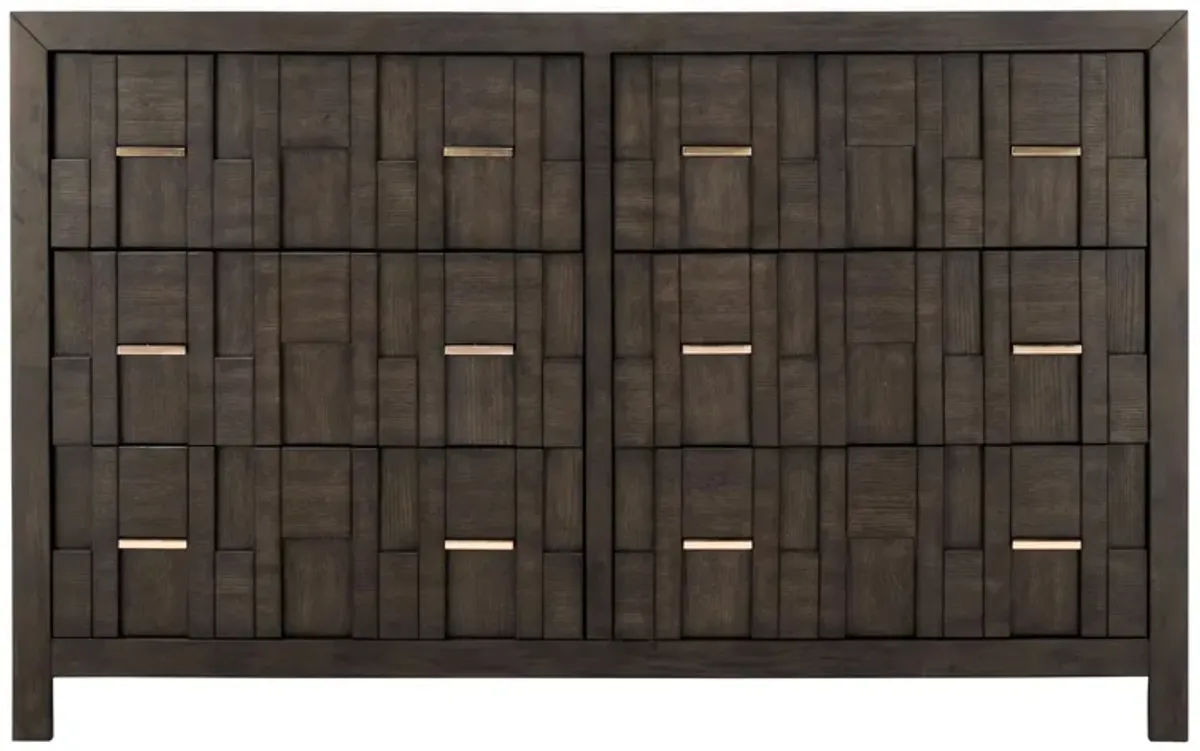 Maya Dresser in Brown by Davis Intl.