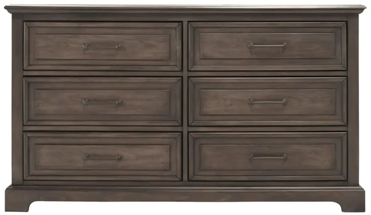 Kieran Bedroom Dresser in Driftwood Gray by Bellanest