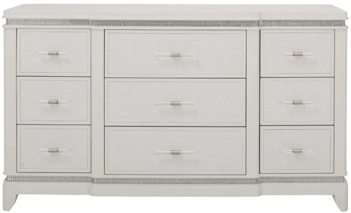 Carmelita Dresser in White by Davis Intl.