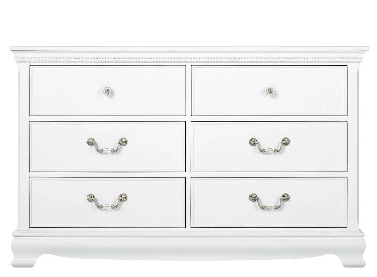 Winnie Bedroom Dresser in White by Bellanest