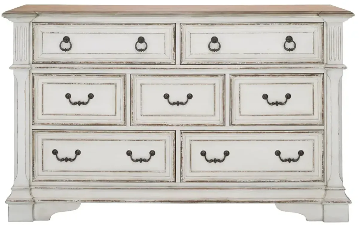 Birmingham Dresser in White by Liberty Furniture