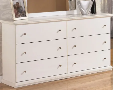 Adele Bedroom Dresser in White by Ashley Furniture