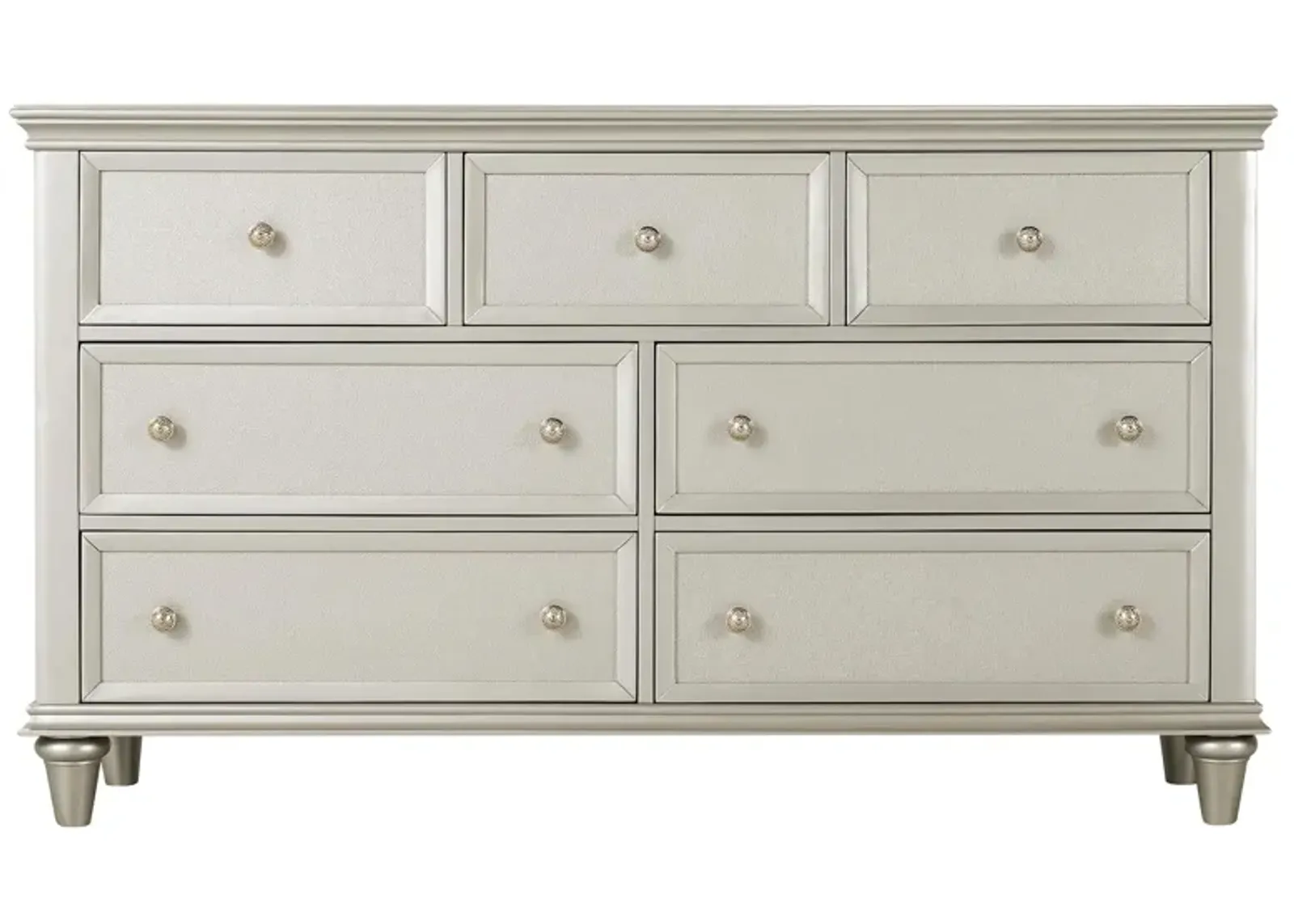 Tiffany Bedroom Dresser in Silver by Homelegance