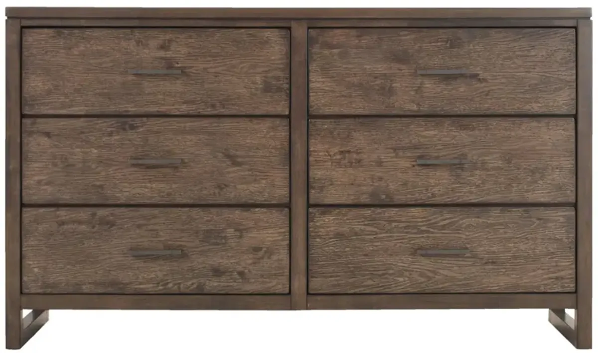 Larkspur Bedroom Dresser in Two Tone Oak by Bellanest