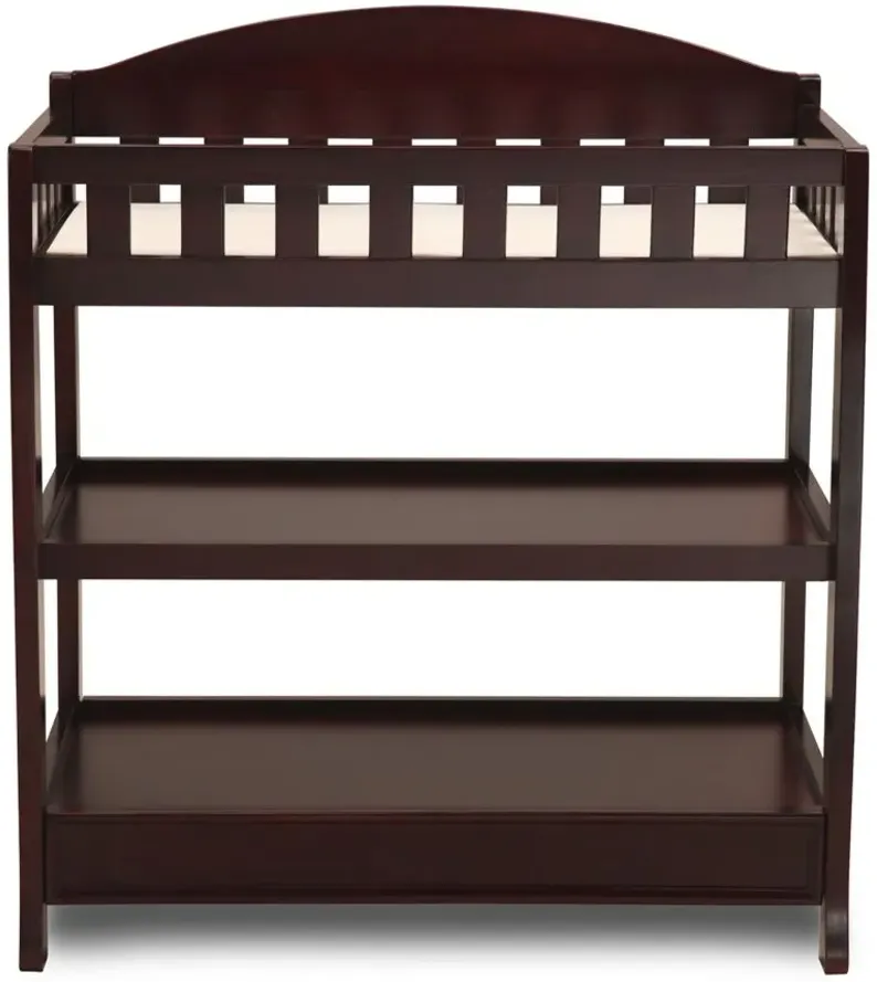 Wilmington Infant Changing Table with Pad by Delta Children in Espresso Cherry by Delta Children