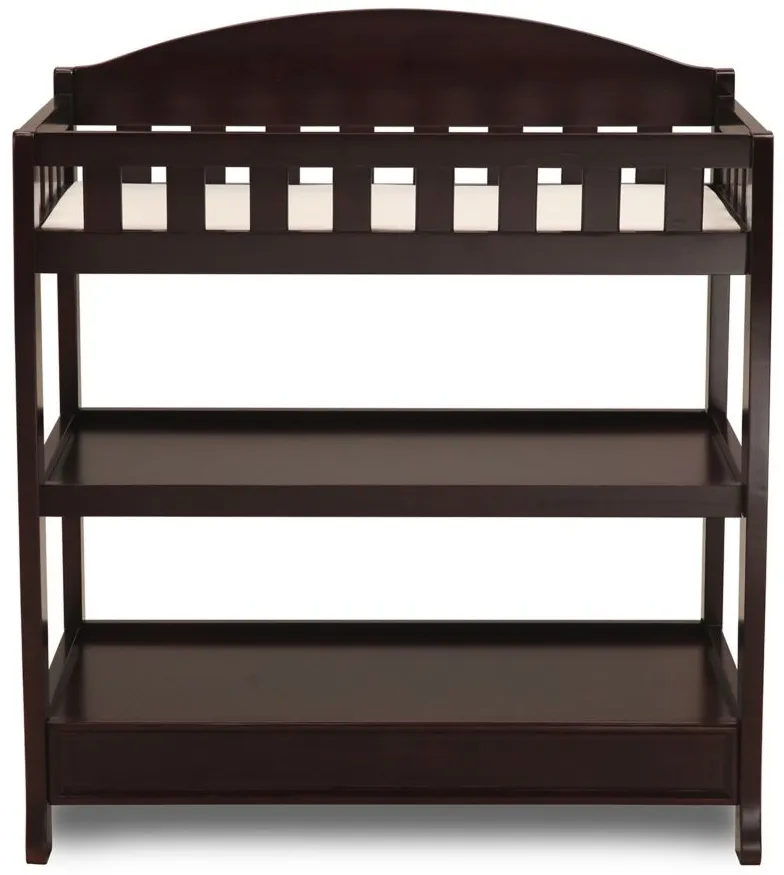Wilmington Infant Changing Table with Pad by Delta Children in Dark Chocolate by Delta Children