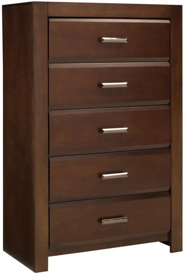 Reggio Bedroom Chest in Walnut by Bellanest